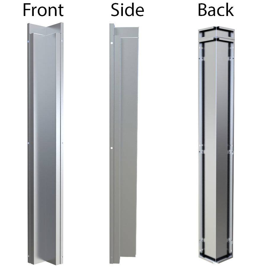 3" x 3" 90 Degree Corner Spacer Panel for Full Height Wall Cabinet Front - SWC3SP90