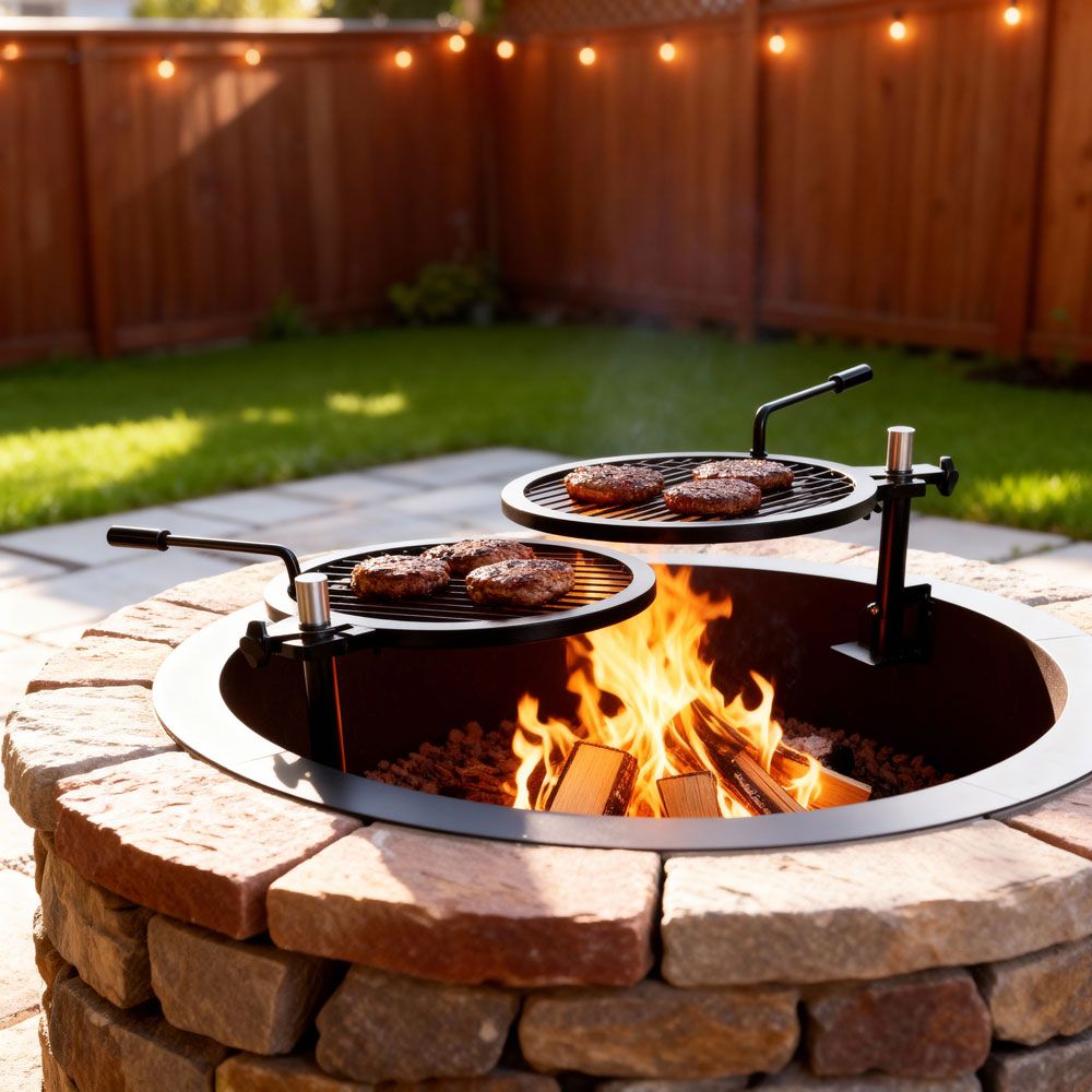 36" Insert + Dual Swivel Grill Package