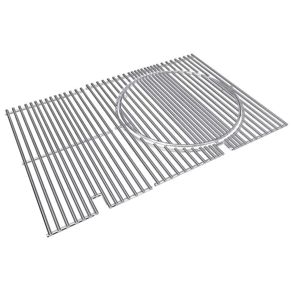 Cooking Grates for Ruby Grills w/15" Round Inset (Set) - Set (3) of 5/8" 304 SS Grates w/Round Inset for 30" 3B Grill - R-GR3B