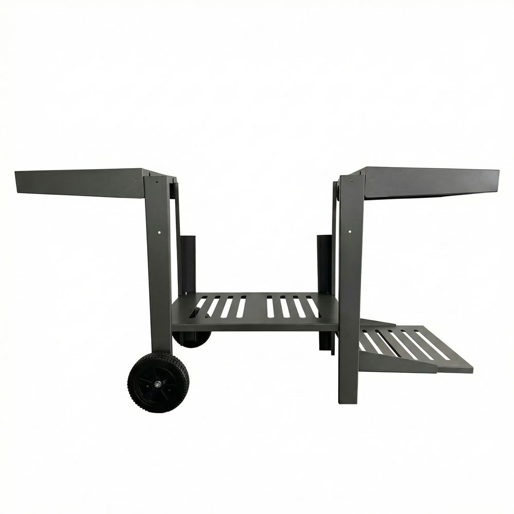 Star BBQ® 24" BBQ Cart Base with Wings & LP Tank Shelf – Ultimate Portable ADA-Compliant Outdoor Cooking Station
