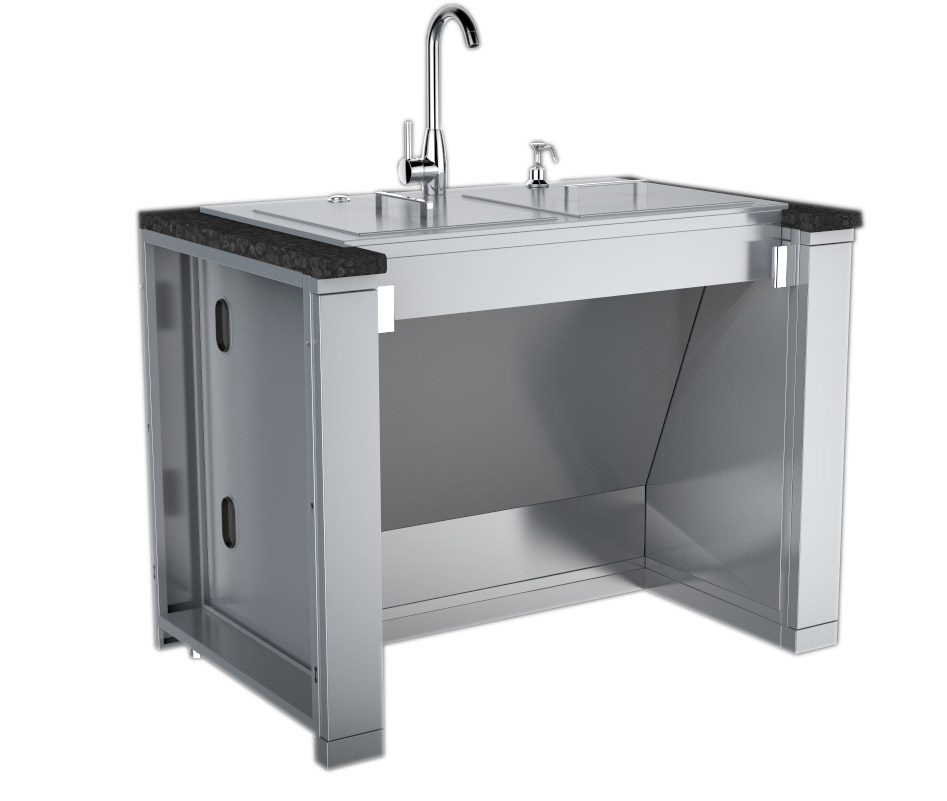 44" ADA Compliant Combo Sink Base Cabinet - ADA44BC