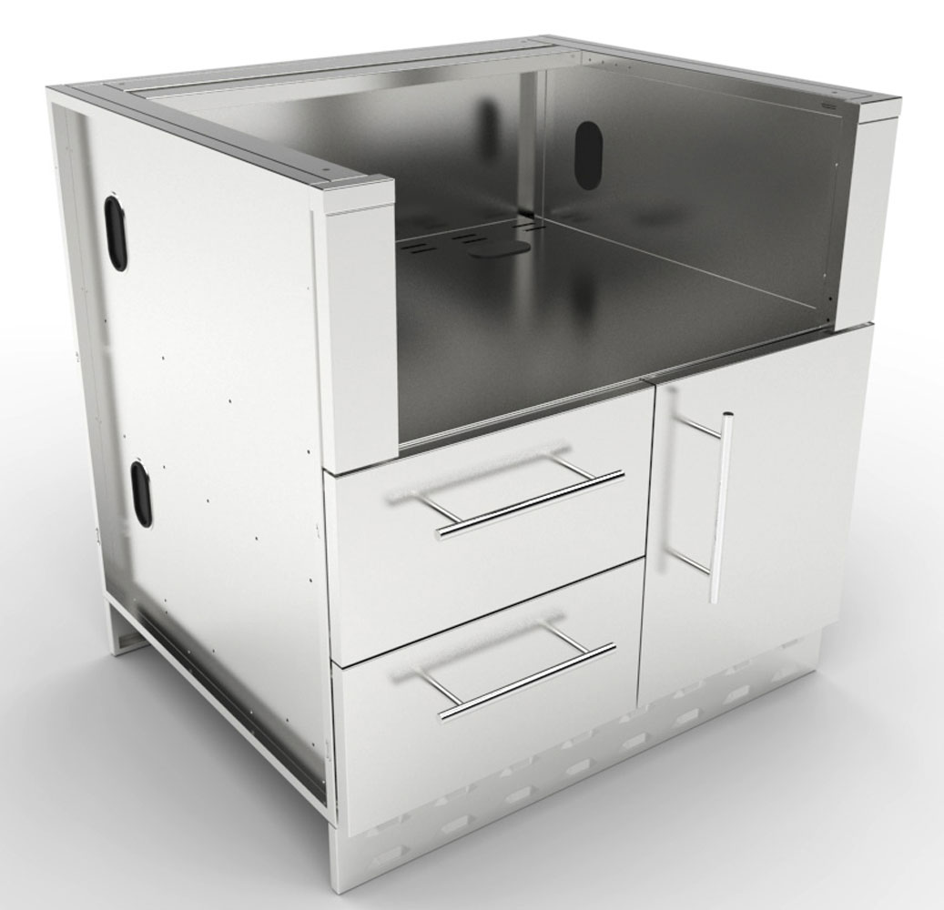 34" Sunstone Hybrid Grill & Bar Center Cabinet - SAC34CGDC