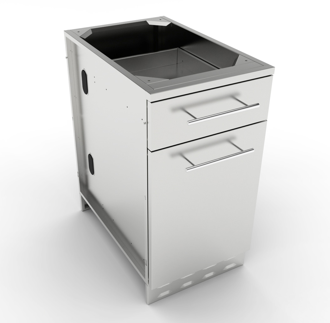 18"Propane/Trash Drawer Combo Cabinet - SBC18SLPCD