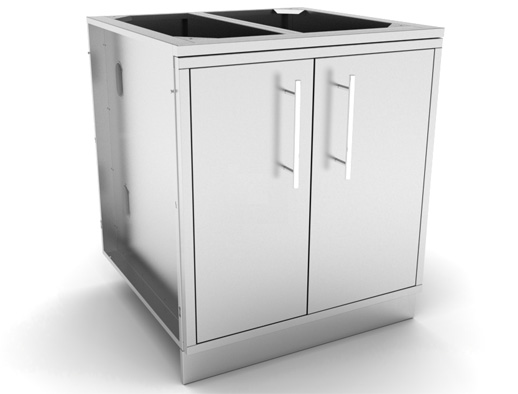 30" Weather Sealed Dry Storage Pantry with Multi-Drawers and shelves - SBC30DSPC