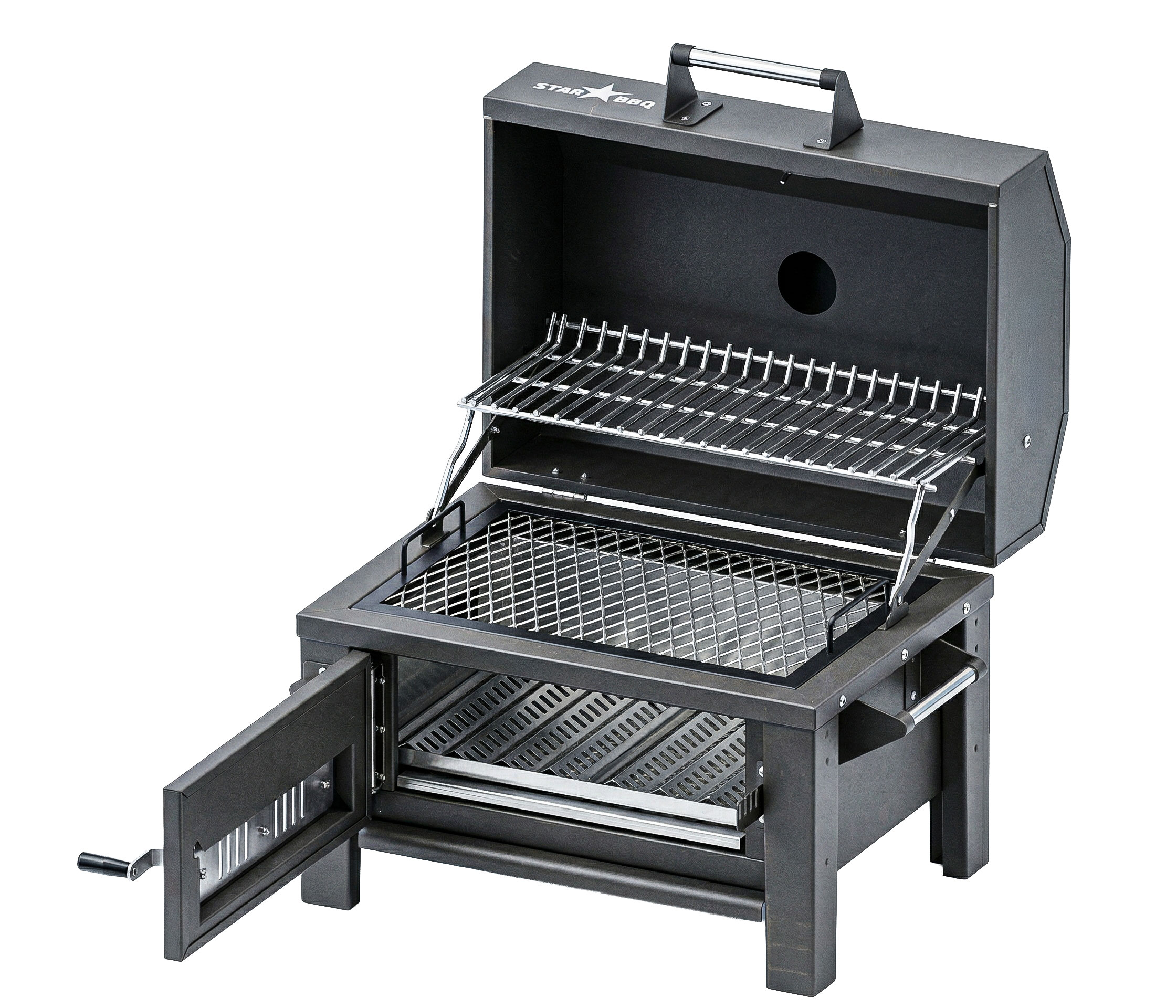 24″ Hood Charcoal Grill