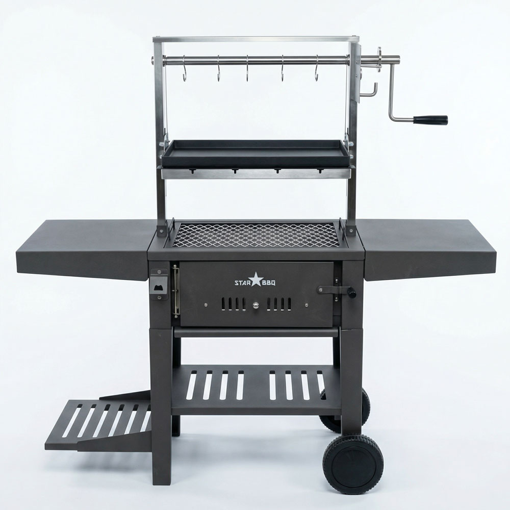 24″ Santa Maria Crank Grill + Cart