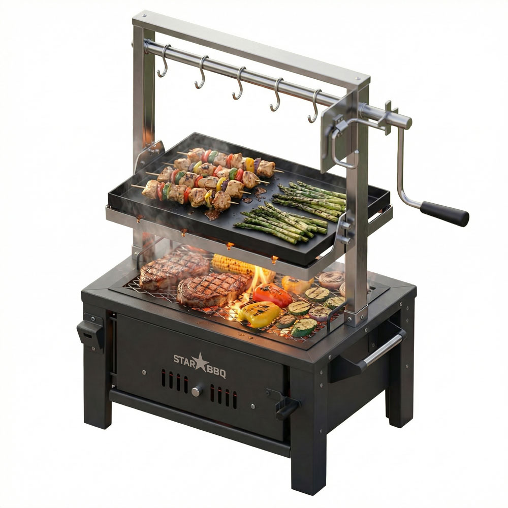 24″ Santa Maria Crank Grill