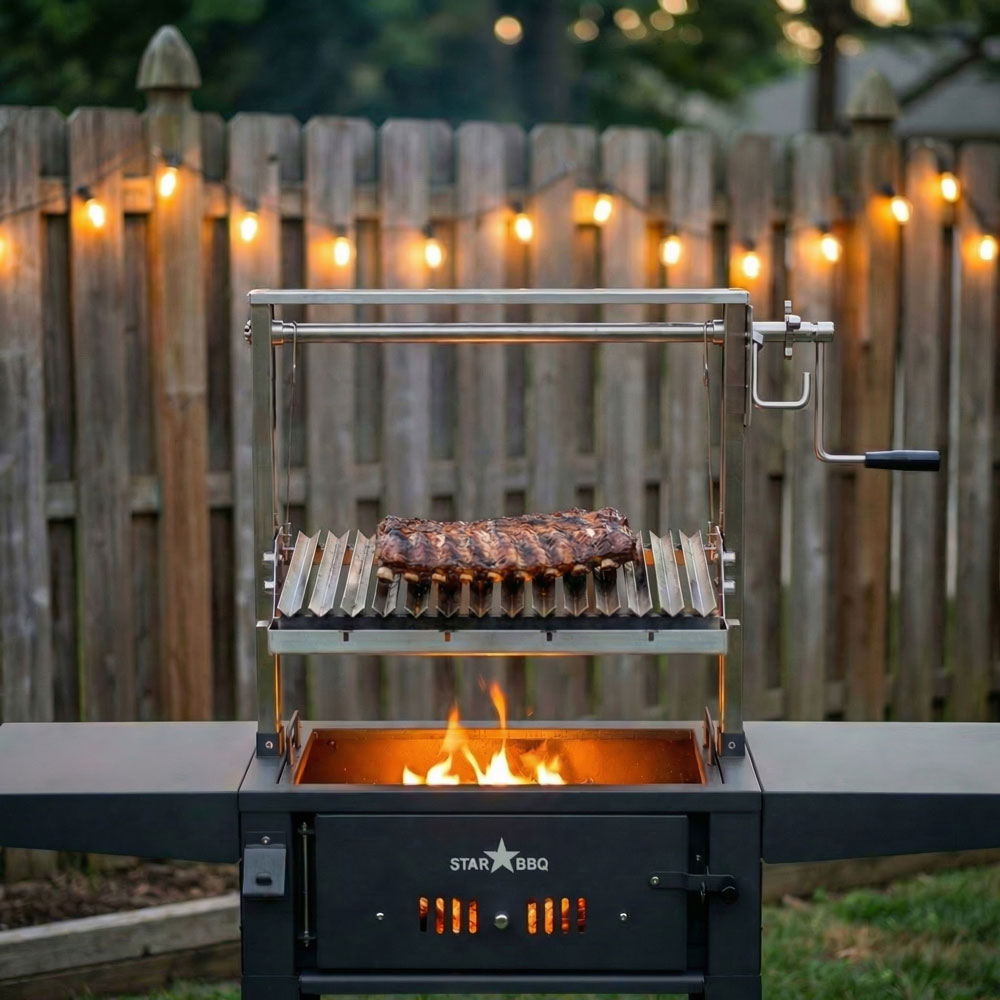 24″ Santa Maria Raised Sear + Cart