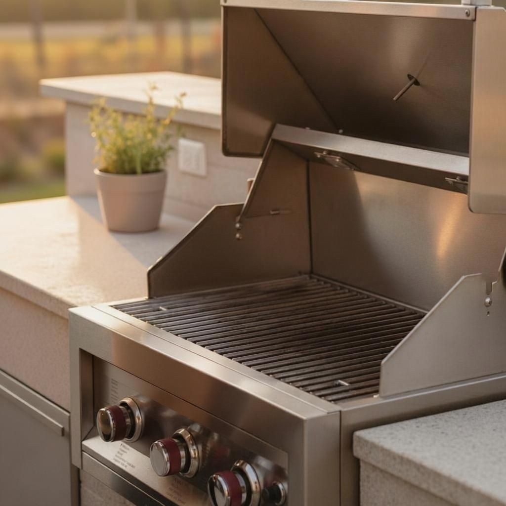 SunstoneĀ® 28-Inch 3-Burner Built-In Gas Grill - High-Performance Outdoor Kitchen Essential | SUN3B