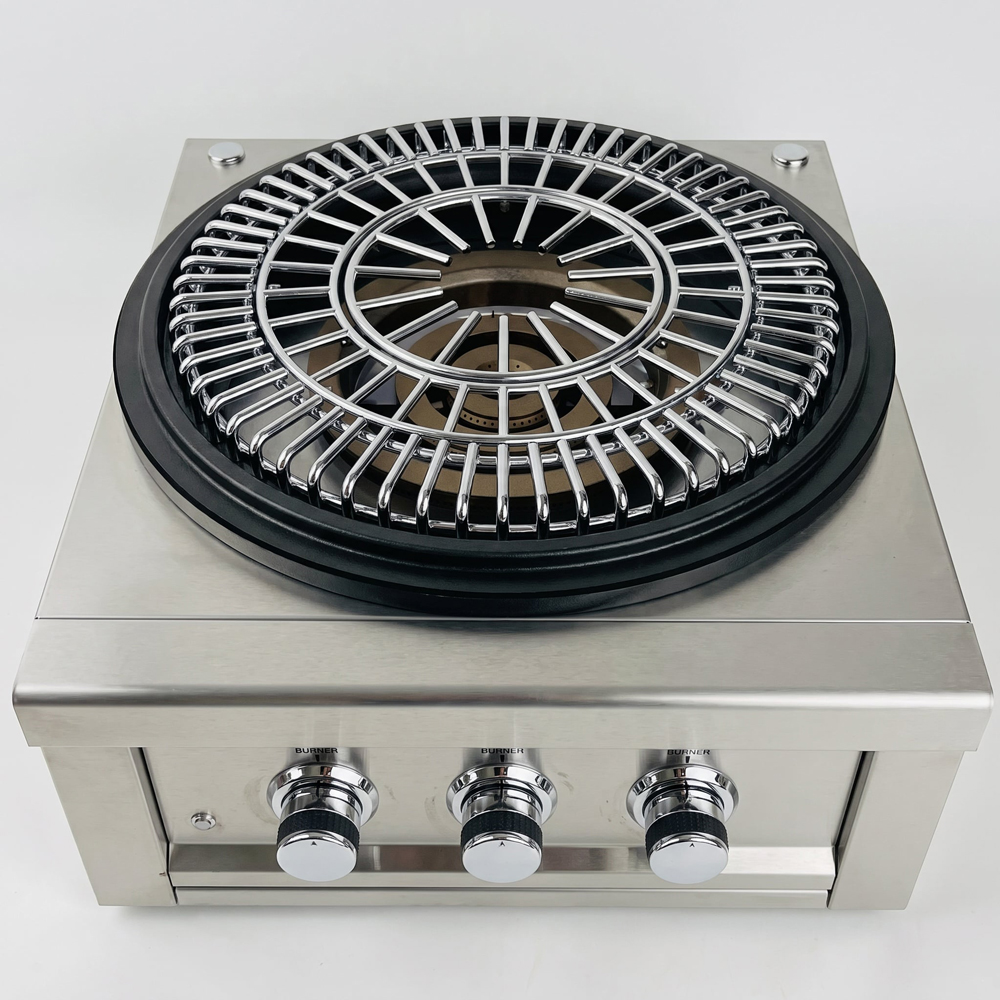 Sunstone 24″ Power Cirque Flat‑Top Griller Package – SUN24PCB‑PB