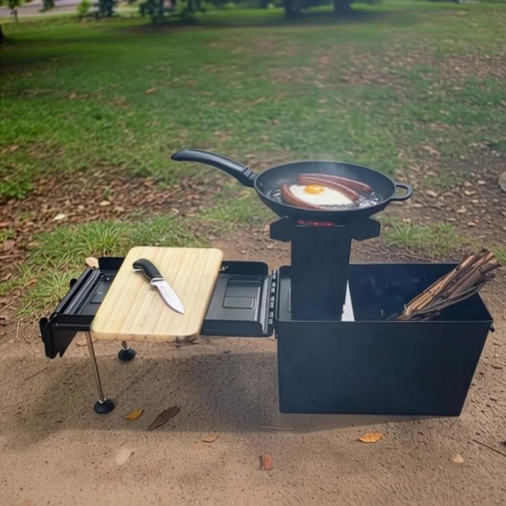 Rocket Stove Camper Box