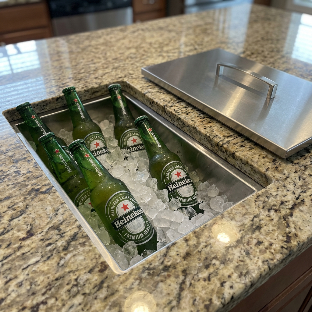 Bar Center & Ice Chests