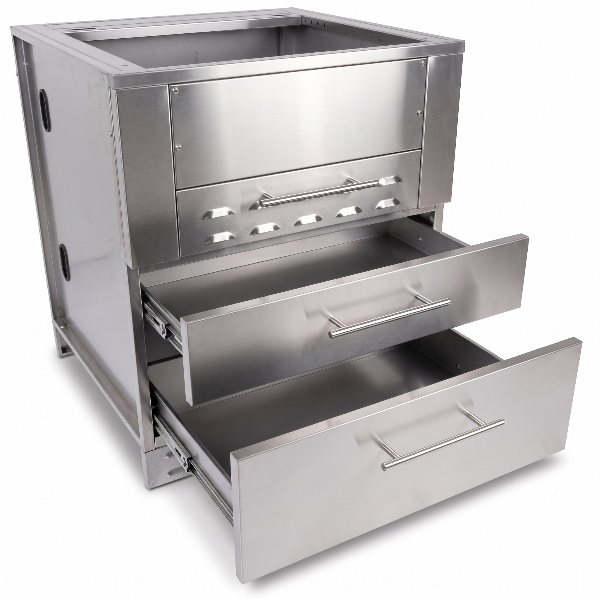 Sunstone 30" Kamado Base Cabinet for up to 24" Kamado or Power Cirque SUN24PCB - SAC30KBDC