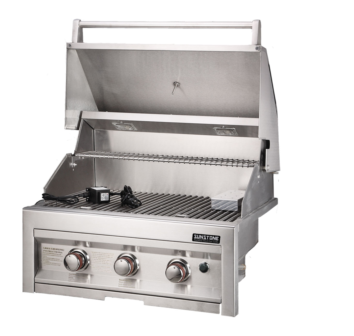 Sunstone 28" 3-Burner Built-In Gas Grill - SUN3B