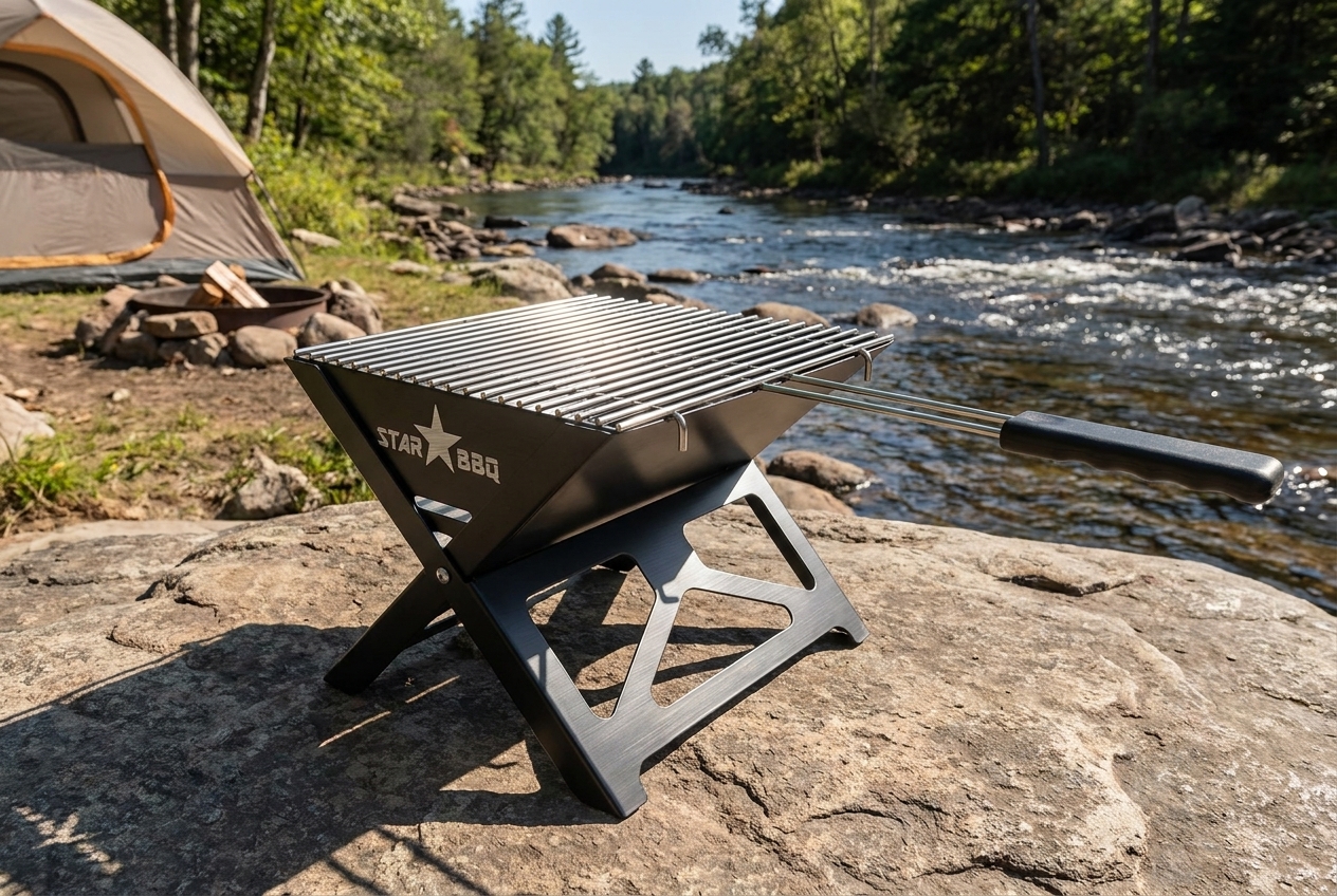 Folding A-Frame Camper Grill, photo 5