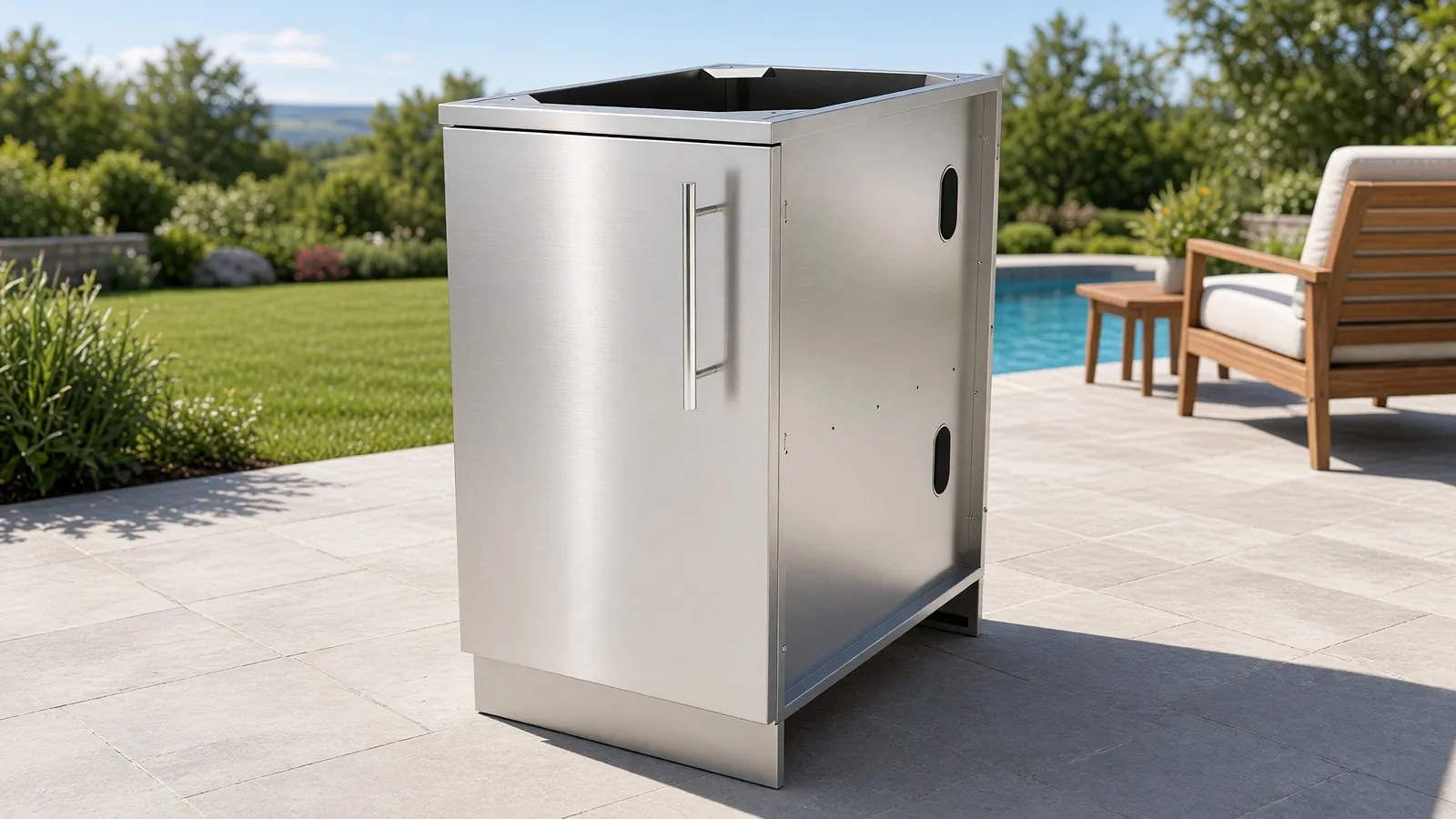 Outdoor bar sink