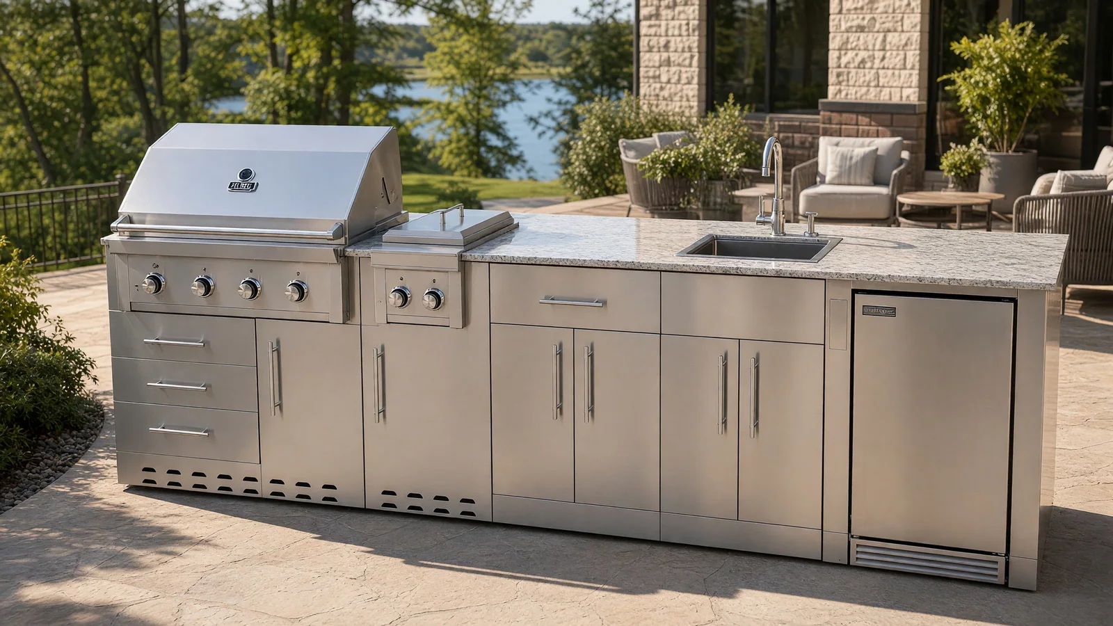 Sunstone outdoor kitchen